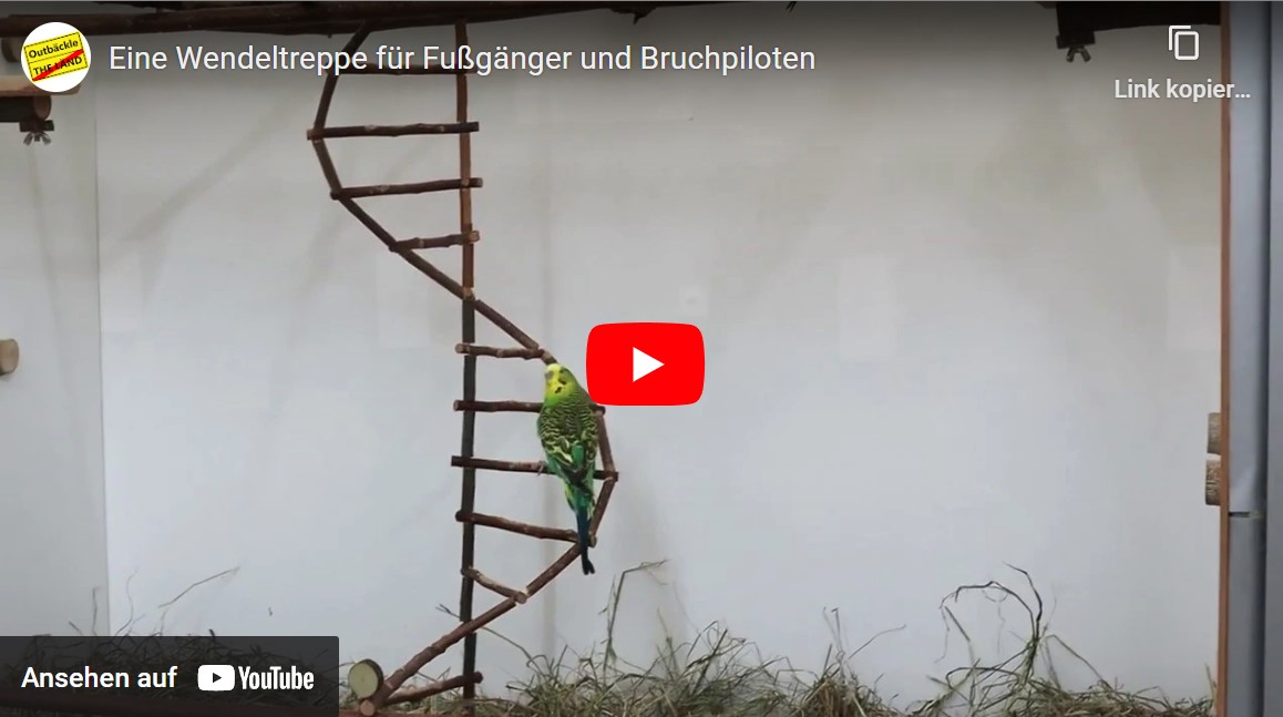 Eine Wendeltreppe für Fußgänger und Bruchpiloten