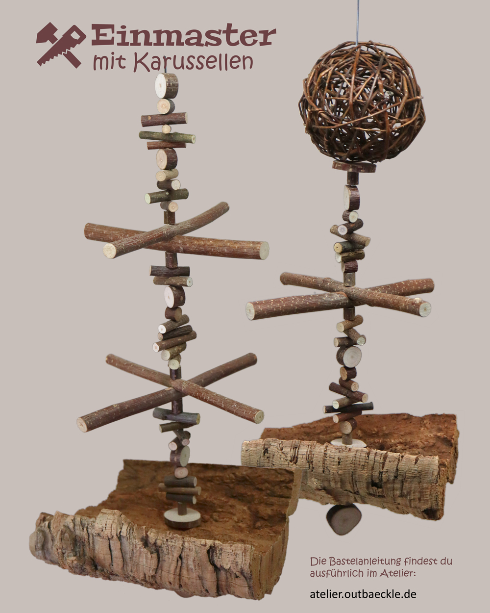 Einmaster mit Karusellen