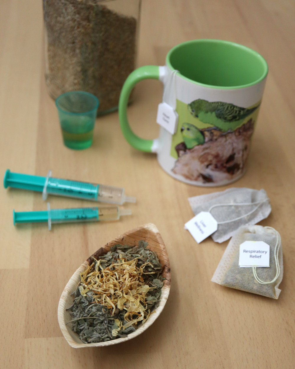 Tee für Wellensittiche